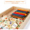Ξύλινα παιχνίδια Montessori για πνευματικές μαθηματικές πράξεις, εκπαιδευτικά δώρα 4