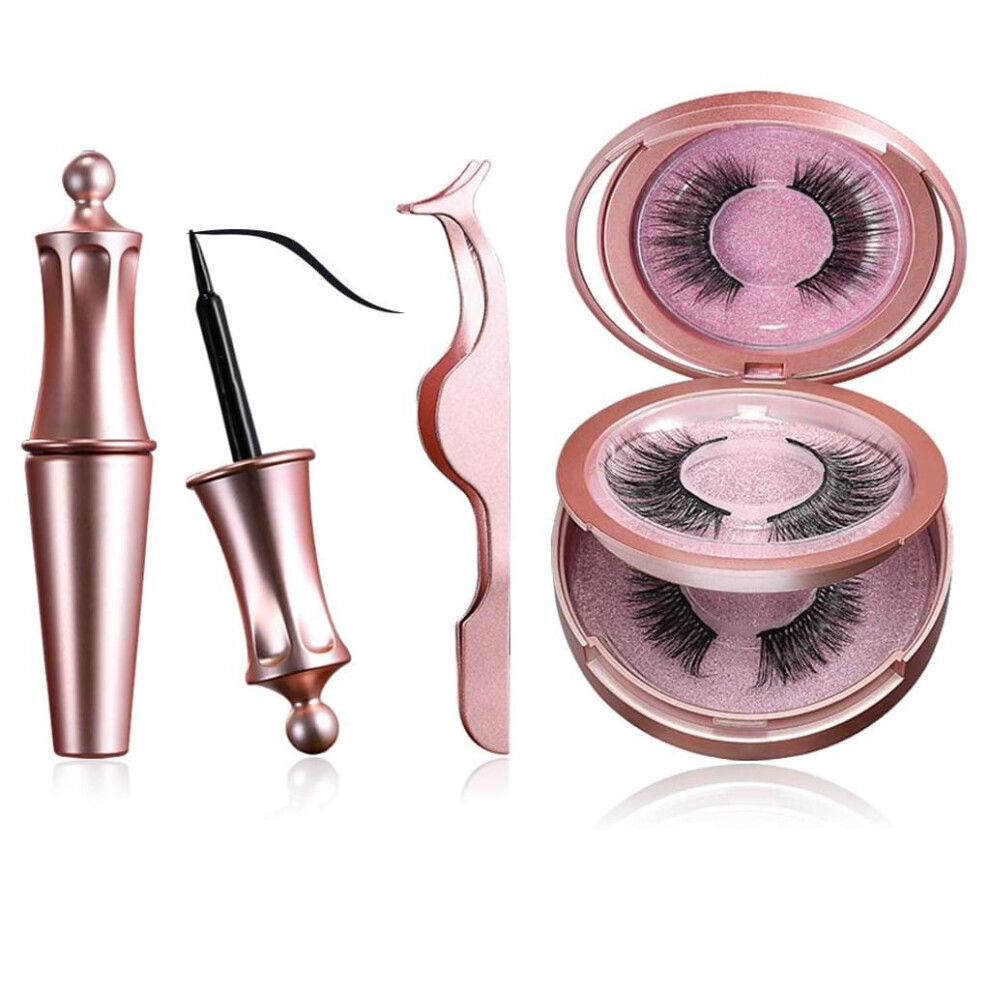 Magical Eyes: Magnetic Lashes For A Natural Look, Effortless Attachment, No Glue Or Liner Needed, Reusable And Comfortable To Wear, Includes