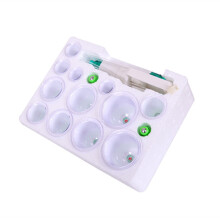 Schröpftherapie-Sets, Vakuum-Saugnäpfe aus flexiblem, transparentem Material zur Förderung der Durchblutung, langlebiges und attraktives Design