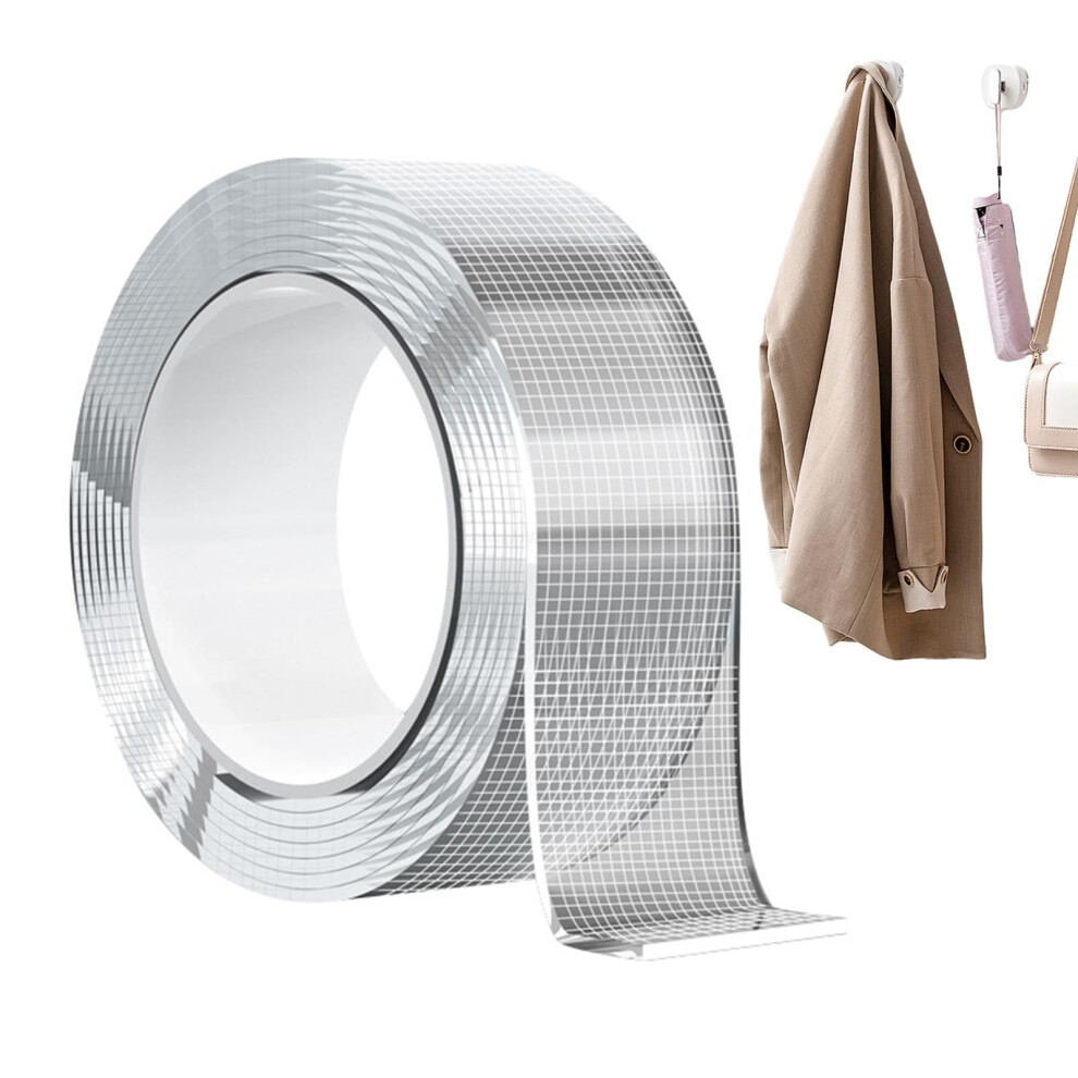 Transparent Doublesided Nano Adhesive Tape, Strong Grip, 2Mm Thick, 3Cm Wide 9365049941938