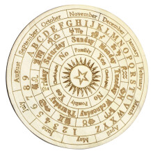 Wooden Decorative Plate Dowsing Rod Witchcraft Chopping Boards Spirit Board Divination Accessories Boxwood