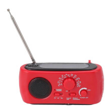 (As show, One size) Emergency Weather Radio Multifunctional AM FM SW Portable Power Bank Solar Hand Crank Radio for Camping Outdoor