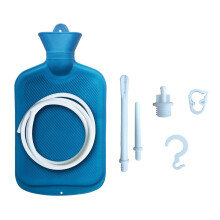 Enema Set for Intestinal Cleansing, 33*18cm /13*7.08in Blue