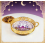 Mond Stern Serviertablett Gold Eisen Geschirr Dessert-A 2