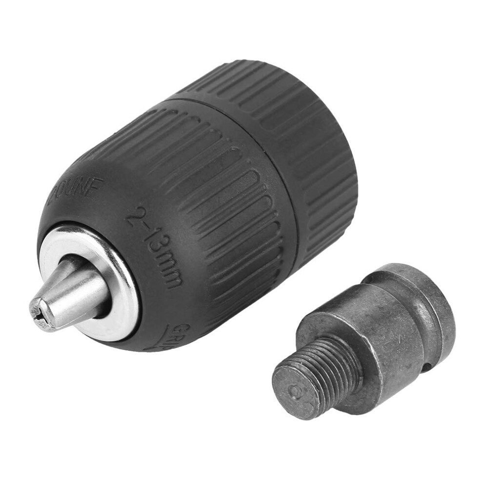 213Mm Keyless Drill Chuck 1/220 Unf Adaptor For Impact Wrench Conversion, Drill Chuck Adaptor For Various Projects 9382693862938