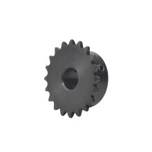 Spiral Bevel Gear 20 Teeth For 04C Chain Gear, 45# Steel Industrial Sprocket Wheel Bore 618 Mm