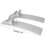 Panel Stand 2 Pieces, Portable Heater Stand Legs for Heating Plates, Stylish Practical Heating Panel Stand 3