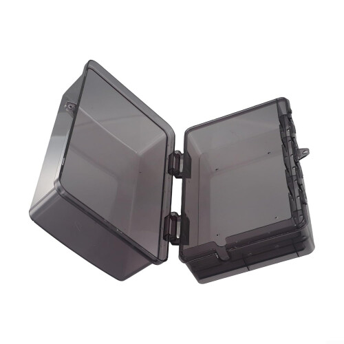 Robust Outdoor Electrical Box With Efficient Drainage, 6Outlet Capacity, Weatherproof Enclosure 1