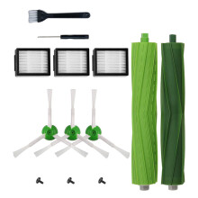 Cepillos de goma multisuperficie para aspiradora iRobot Roomba, juego de cepillos de barrido de bordes de material de primera calidad.