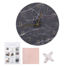 Hd Tempered Glass Dial For Easy Reading, Decorative Clock for Home Silent Operation, Battery Operated Non-Ticking With Modern Silent Wall Clock