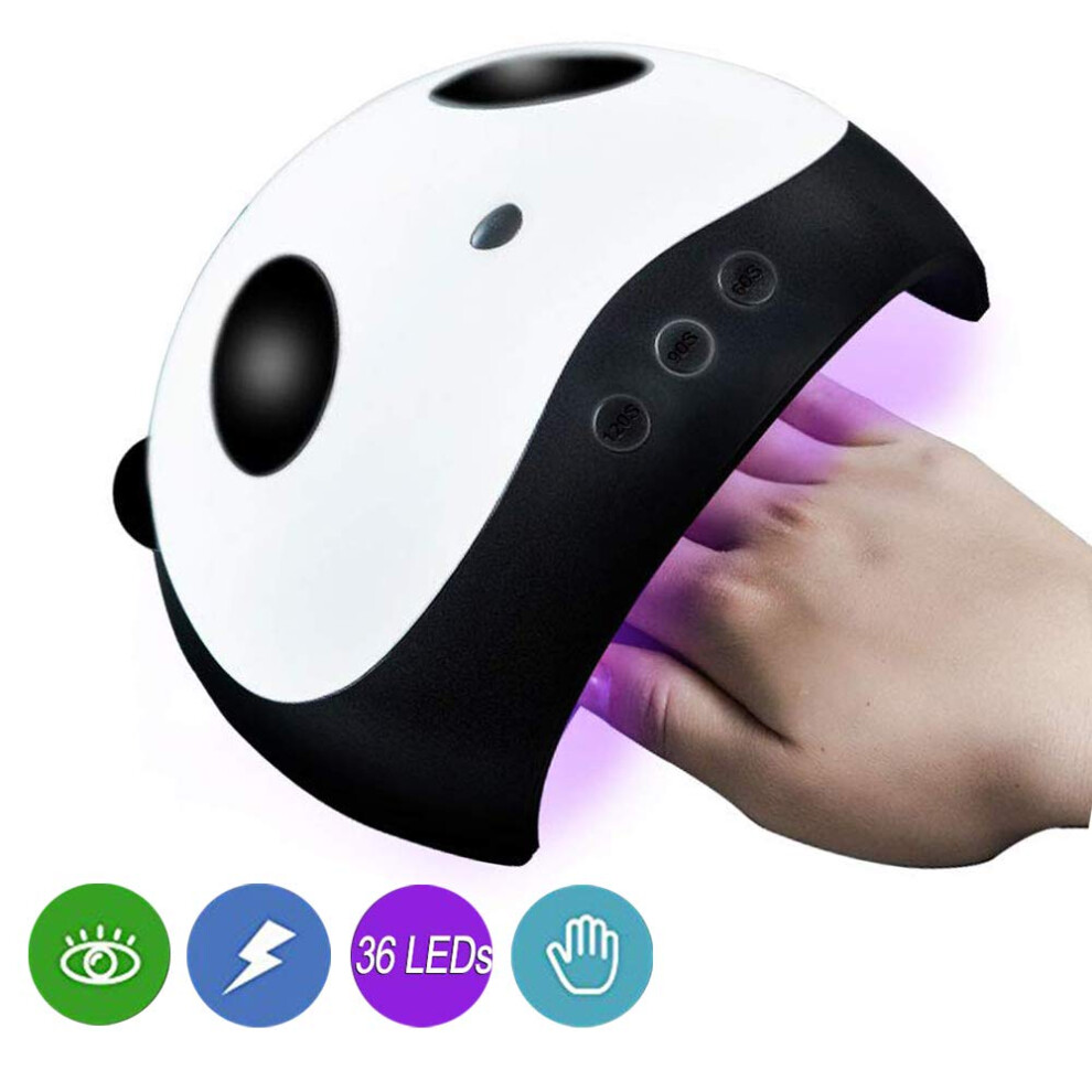 Environmental Harmless Nail Dryer, Fast Curing Of All Gel Polishes With Automatic Sensor, Ergonomic Design For Comfortable At-Home Manicures, And