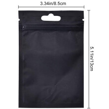 Bolsa para almacenar alimentos con ventana frontal, bolsa resellable de papel de aluminio para granos de café, snacks y dulces, hermética, a prueba