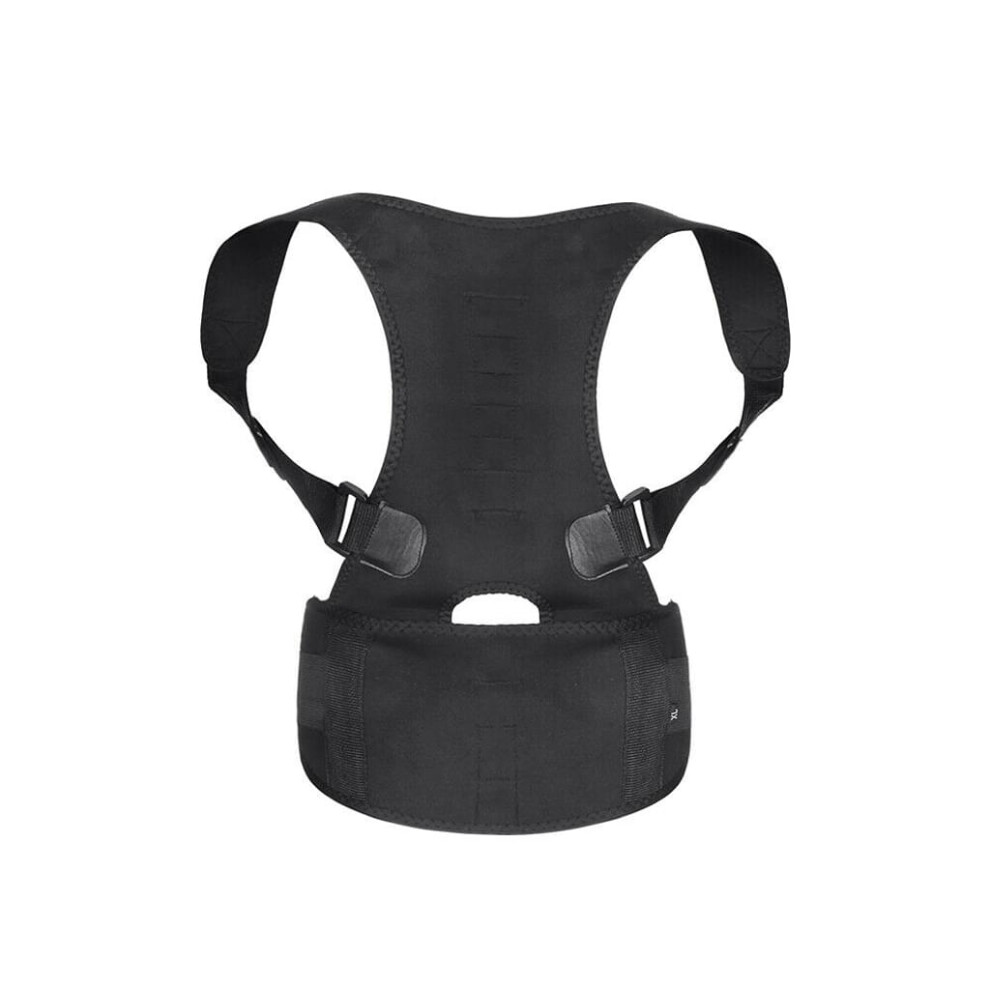 Adjustable Shoulder Bandage Posture Corrector, Corrective Shirt for Improved Spinal Alignment, Magnetic Support for Neck Straightening, Supportive