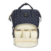 Everyday Hero: Diaper Bag Backpack, Large Capacity Waterproof Canvas with Changing Station, Ideal for Busy Parents (Large Blue)