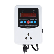 Digital Thermostat For Air Temperature Control, Automatic Adjustable Thermostat Switch With Real Time Temperature And Humidity Display, Microcomputer