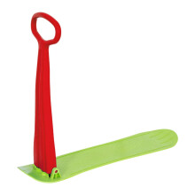 Snow Sled for Kids With Handlebar, Lightweight WearResistant Snow Skate, Grass Surface Compatible, Red Green, Ages 4+