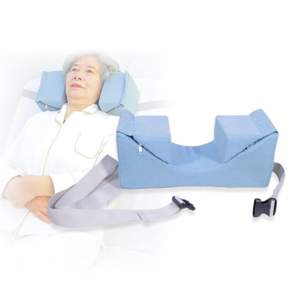 Curved Sponge Pillow For Wheelchairs, AntiLateral Headrest For Cervical Spine Protection, Adjustable Head Support