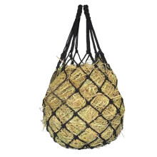 Hay Nets 4.96Inch Long Term Outdoor Use SlowFeeding Fixed Ring  Holder Feed Basket for Horses Stalls Yards Black