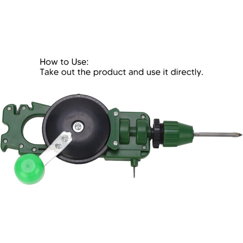 Hand Crank Drill Sharpener Glass Cutter ABS Tool For Woodworking Portable Durable ABS Plastic 2