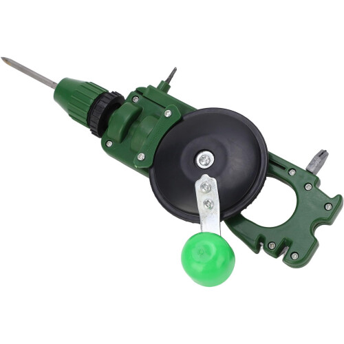 Hand Crank Drill Sharpener Glass Cutter ABS Tool For Woodworking Portable Durable ABS Plastic 1