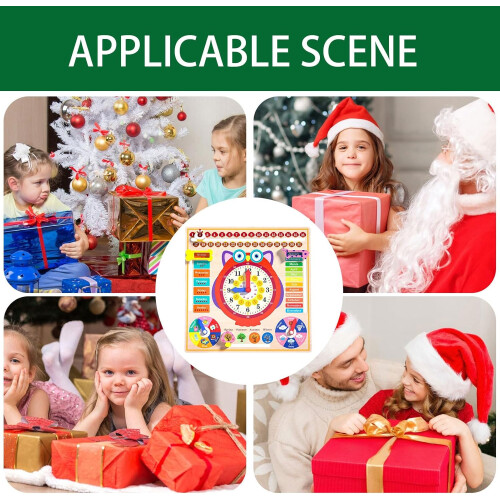 Learning Clock  7in1 Multifunctional Kids Calendar Clock for Toddlers 2