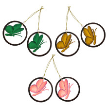 Butterfly Shaped Air Fresheners For Home, Real Butterfly Decorations With Sustainable Butterfly Specimens, Perfect For Easter Decoration In Various