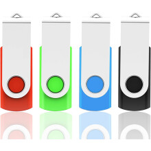 Snyggt USB-minne, enkel innehållsorganisering med anpassad logotyp för datalagring och praktiskt vridbart lock