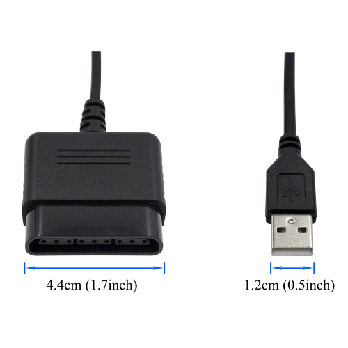 Universele PS2-controlleradapter, PS1/PS3-pc-converter, hot-plug USB 2.0-interface 2
