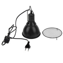 Krybdyrlampe med dyb kuppeldesign, UVB-krybdyrvarmelampe til skægagame-, firben- og skildpaddeakvariumbelysningsløsning, simuleret sollys UVA UVB