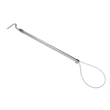 Heavy Duty Stainless Steel Pig Holder Snare Pole For Animal Control Adjustable Length Stretchable Design With Locking Mechanism Safe To Livestock