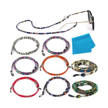 Sunglasses Chain Lanyard, Vintage Colorful Eyeglass Holder Strap For Reading Glasses And Optical Frames, Anti Slip Strap Comfortable To Wear For Men