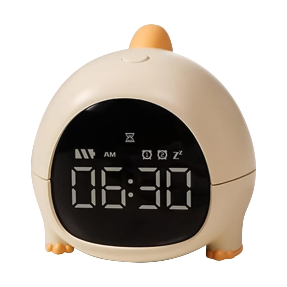 Dinosaur Clock, Children's Alarm Clock, LED Display, Cute Timepiece for Kids, Bedroom
