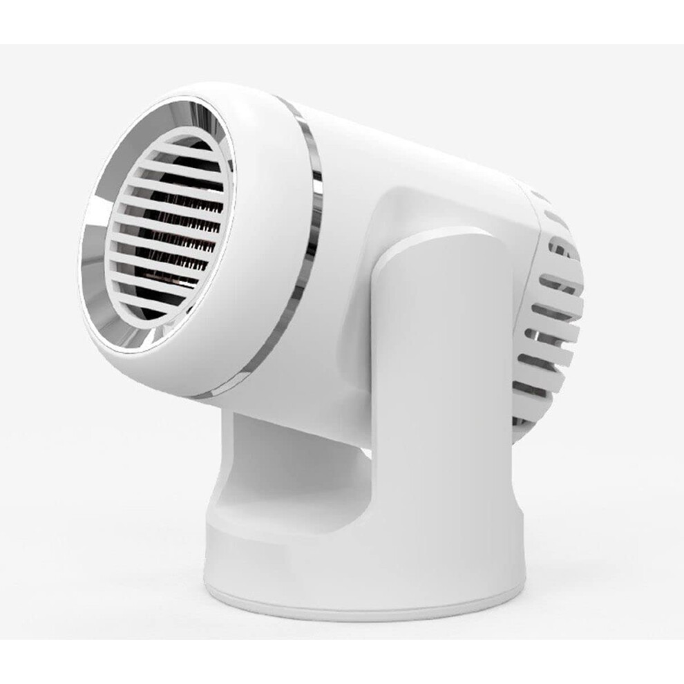 Car Heating 12V/24V Universal Portable 2In1 Heating And Cooling, Demister Defroster, Plugin Mini Car Heater White 9426802327151