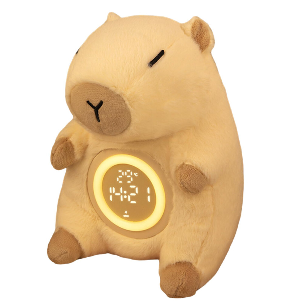 Capybaras Alarm Clock Night For Kids, Usb Rechargeable Animal Lamp, Touchactivated With Dimming And Sleep Timer Functions, Yyuan. Light