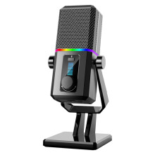 Studio USB Mic Adjustable Condenser 20Hz20kHz NoiseCancelling for Podcasts and Game Streaming