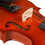 Violin Starter Set Solid Wood Violin Beginner with Case Bow Strings Complete Accessories Violin 4/4 3/4 1/2 1/4 1/8 (3/4) 5