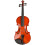 Violin Starter Set Solid Wood Violin Beginner with Case Bow Strings Complete Accessories Violin 4/4 3/4 1/2 1/4 1/8 (3/4) 4