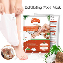 Voetpeelingmasker, exfoliërende voetpeeling, volledig natuurlijke ingrediënten voor een zijdezachte huid, dermatologisch getest, herstelt droge,
