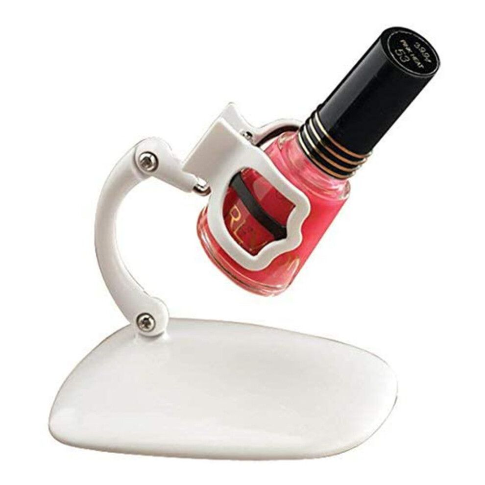 Ergonomic Nail Polish Stand, Adjustable Angle For Customized Use, Intelligent Grip Function Ensures Security, Leak Prevention Keeps You Worry-Free,