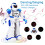 Interactive Robot Toy, Programmable With Gesture Sensing Control, Infrared Remote, Singing Dancing Walking, Educational STEM Toy, Rechargeable Kit, 3