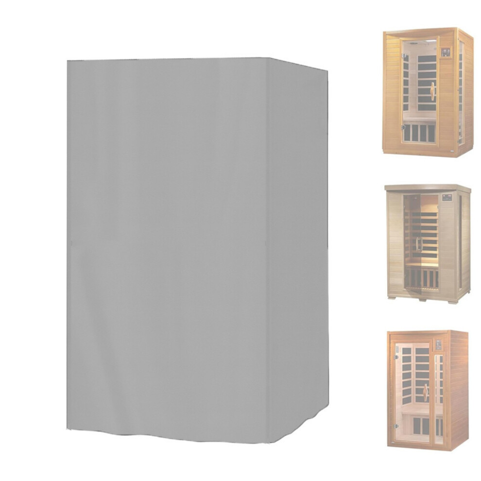 Permanent Outdoor Sauna Defender 84X84x178cm Impermeable-Grey 7704000676410