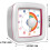 Visual Timer  60 Minute Countdown for Kids, Silent Time Manager for Classroom Office Home Exam Preparation Learning White 4