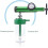 Oxygen Regulator 015 LPM with 870 Inlet, Adjustable Flow Control and EasyRead Oxygen Flow Meter 5