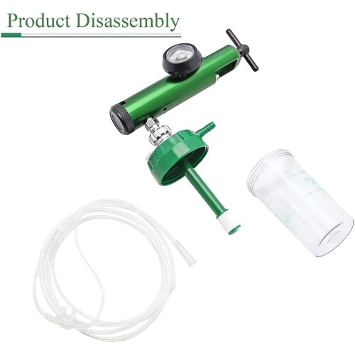 Oxygen Regulator 015 LPM with 870 Inlet, Adjustable Flow Control and EasyRead Oxygen Flow Meter 1