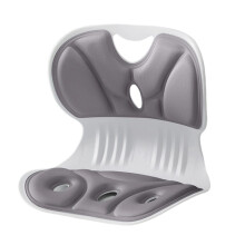 Coussin de taille correcteur de posture assise-Gris foncé