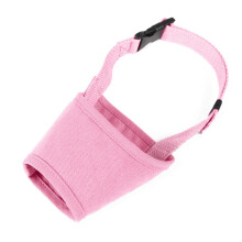 Dog Muzzle AntiBiting Barking Chewing, Comfortable Fabric, Adjustable Strap, Size SXL, Compatible With Various Breeds