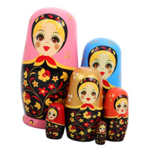 1 set of Matryoshka nesting dolls, stacking dolls, nesting toy, Russian doll, wooden Matryoshka dolls