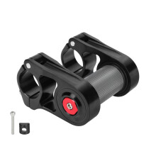 Adjustable Bike Handlebar Extenders 25.4mm Size Hollow Modified Double Stem Adapter For Handlebar Risers