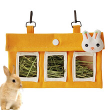 Bunny Hay Feeder Hay Bag for Chinchillas, Ample for Hamsters, Rabbits, Chinchillas, and Guinea Pigs Small