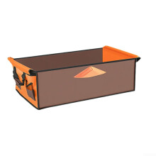 Foldable Wagon Cart Liner Cloth Side Handles 600D Double Layer Oxford Fabric For Front And Rear Folding Wagons Brown